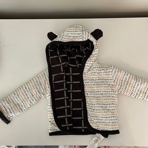 Brand New- Honest Baby Clothing Hoodie Jacket 3-6mo